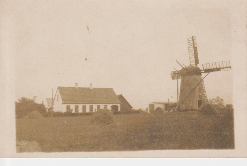 Skrehalle Mølle, Østermarie ca. 1920. Bent Thygesens foto
