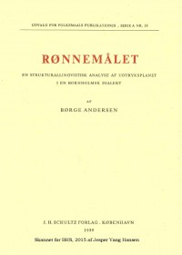 Rønnemålet af Børge Andersen 1959 1